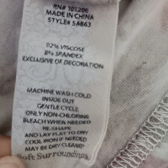 Soft Surroundings Maxi Dress White Red Gold Floral Print Viscose Size 2X - Picture 11 of 11